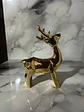 Ciervo Navideño De Cerámica Con Luz Adorno Decorativo 19,5cm - Miniatura 6