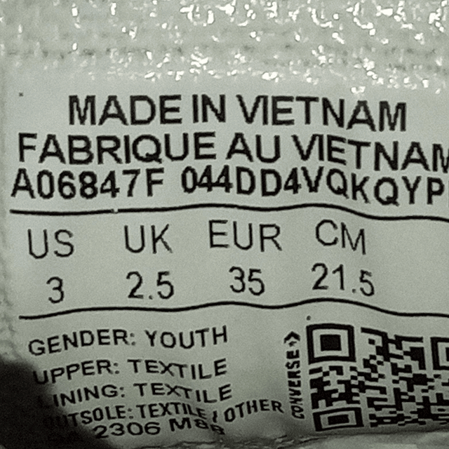 Converse , 34,5 5