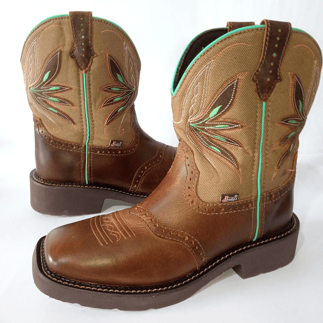 Vaqueras de cuero Justin , 38,5 1