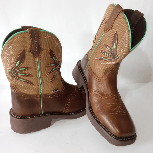 Vaqueras de cuero Justin , 38,5 3