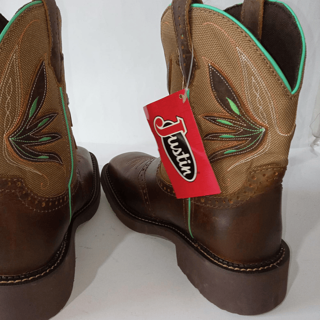 Vaqueras de cuero Justin , 38,5 8