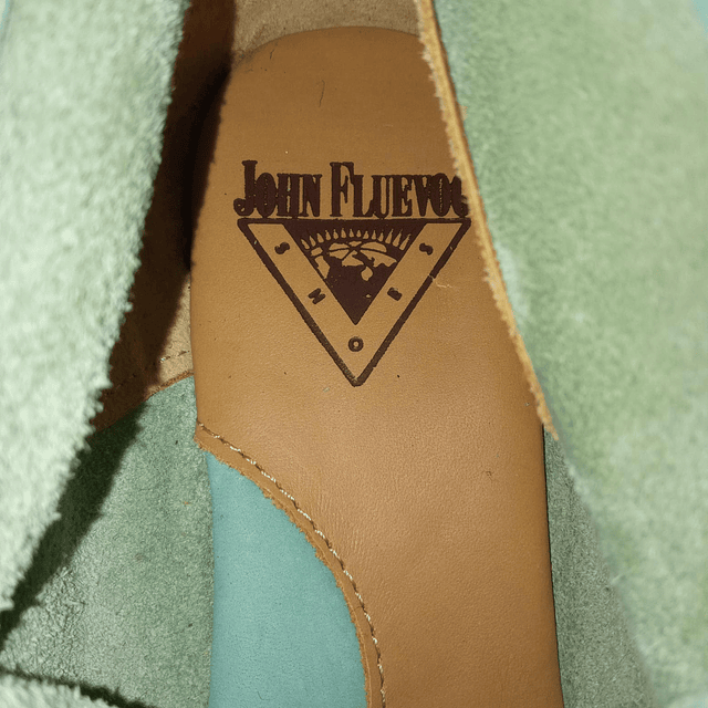 John Fluebog , cuero , 38,5 5