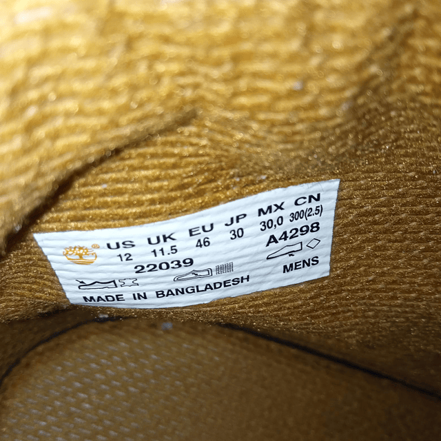 Timberlamd , cuero , 44 7