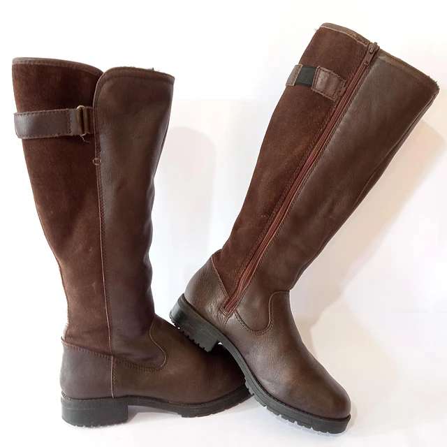 Clarks , cuero y reno , 36 7