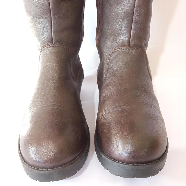 Clarks , cuero y reno , 36 8