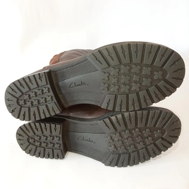 Clarks , cuero y reno , 36 10