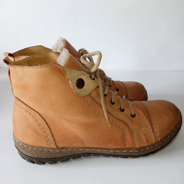 Zapatos de cuero con lana , 38 4