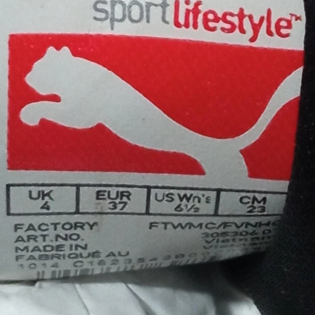 Puma , cuero , 36 6