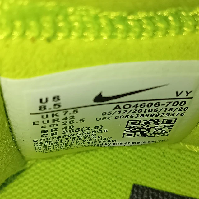 Nike Air Force 1 Low x off-white volt . 26,5 cm 5