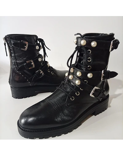 Zara , cuero , 35
