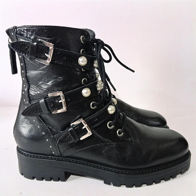 Zara , cuero , 35 4