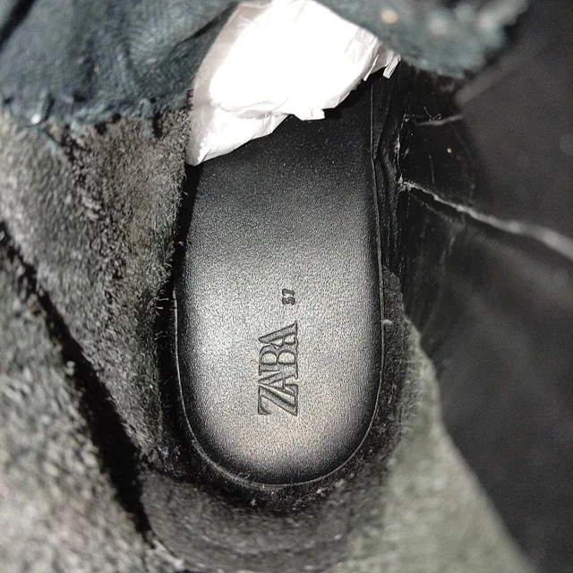 Zara , cuero , 37 6