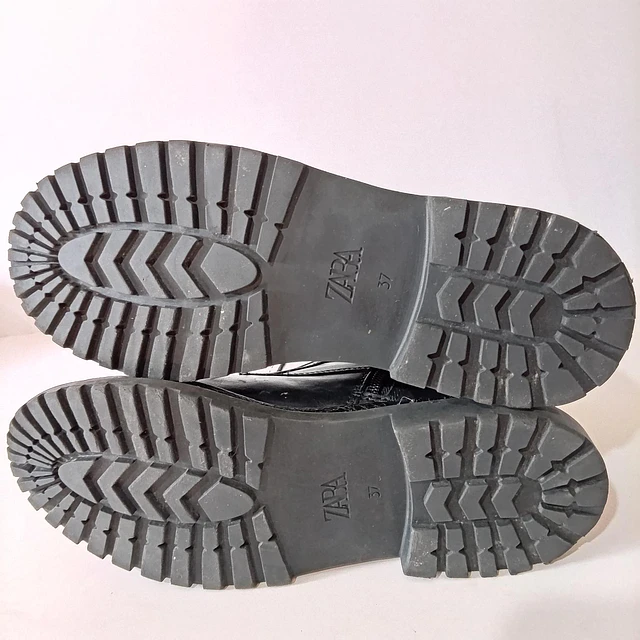 Zara , cuero , 37 7