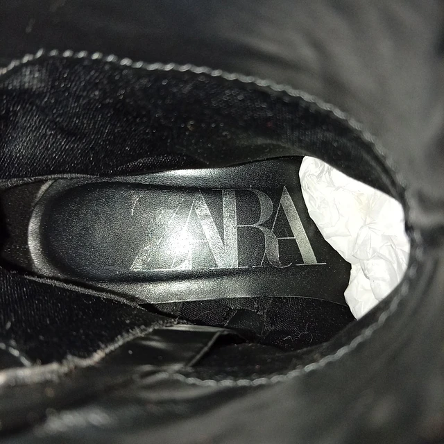 Zara , cuero , 37 6