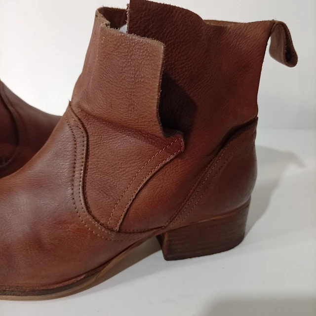 Botines de cuero , 37,5 2