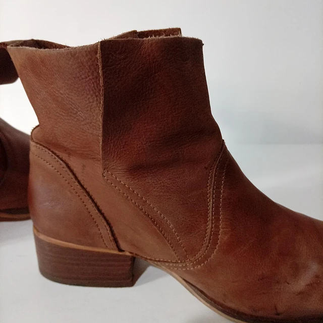 Botines de cuero , 37,5 3