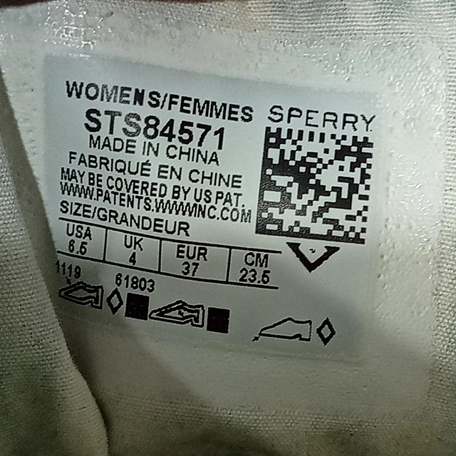 Sperry , 36,5 8