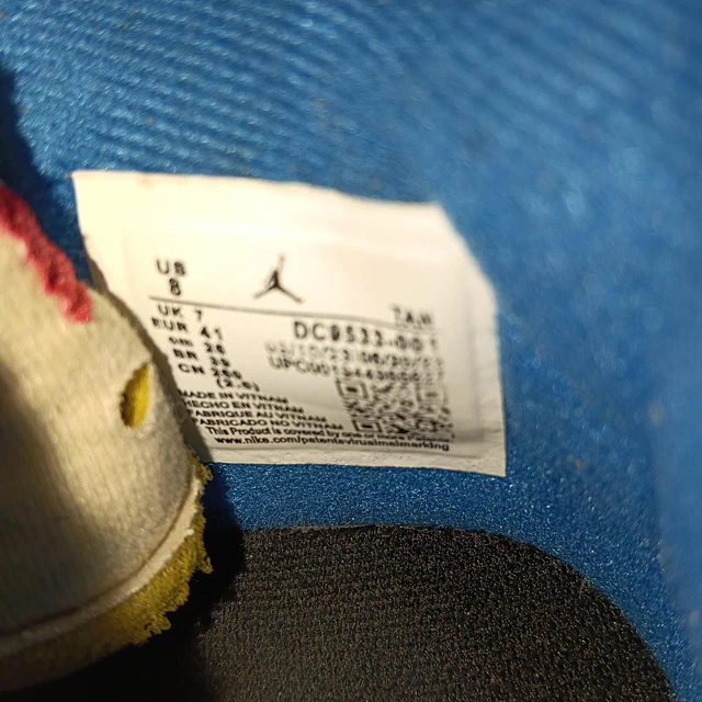 Air Jordan Retro 4 Off Noir , 26 cm 7