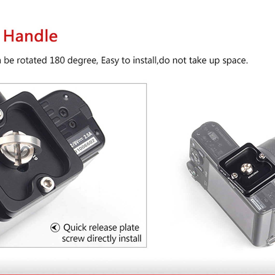 Sunwayfoto Qrs-01 Tornillo Placa De Liberacion Rapida 6