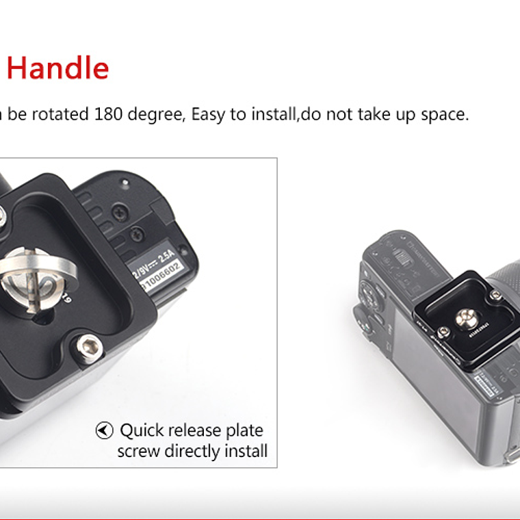 Sunwayfoto Qrs-01 Tornillo Placa De Liberacion Rapida 6