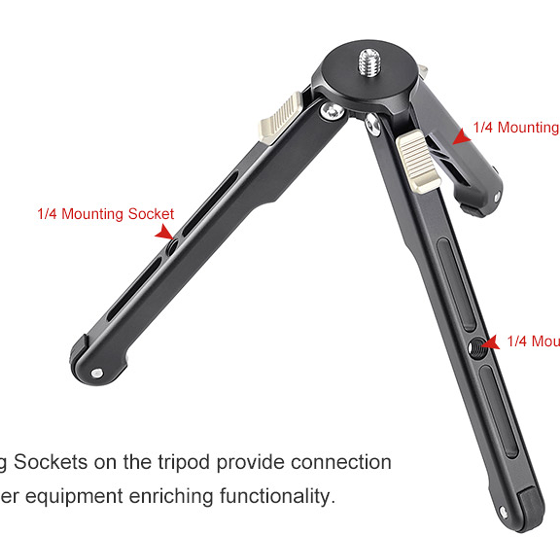 Sunwayfoto T1a12+xb-25 Mini Tripode De Mesa Con Cabezal 8