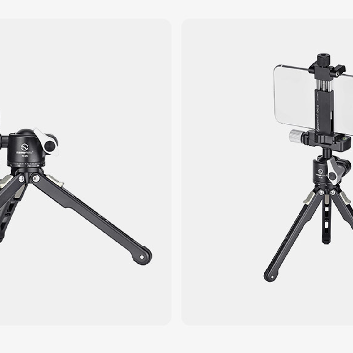 Sunwayfoto T1a12+xb-25 Mini Tripode De Mesa Con Cabezal 12