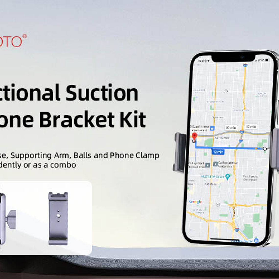 Sunwayfoto Sph-01 Firme Ventosa Soporte Para Smartphone  5