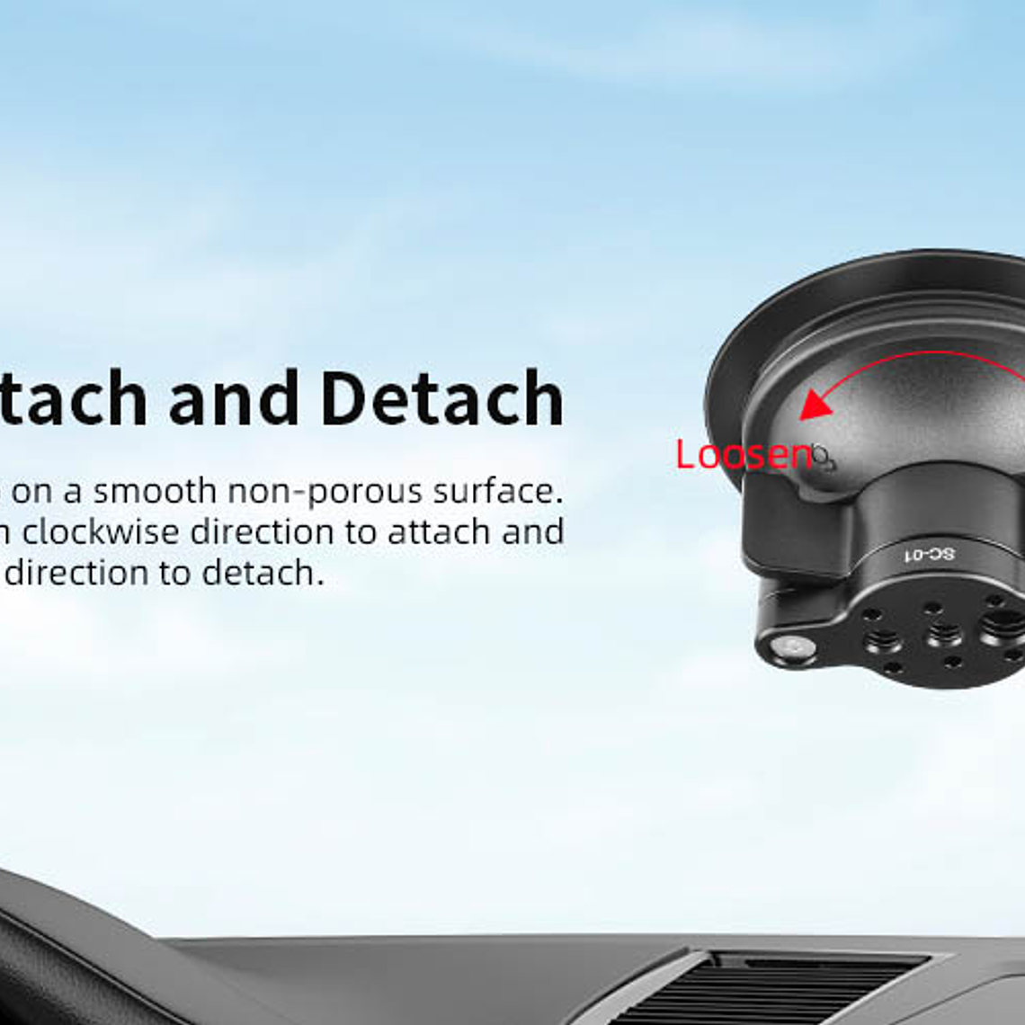 Sunwayfoto Sph-01 Firme Ventosa Soporte Para Smartphone  6