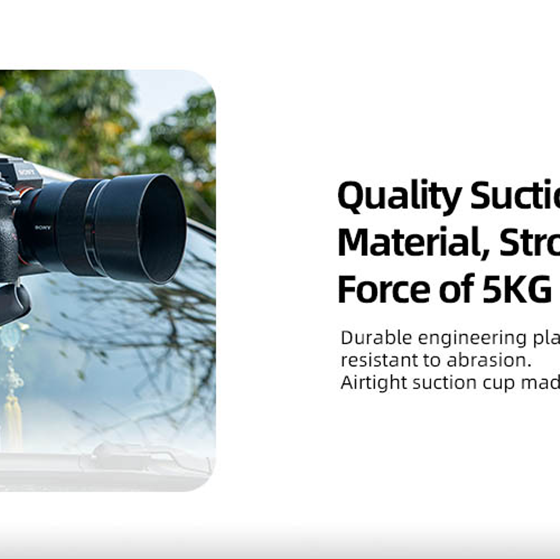 Sunwayfoto Sph-01 Firme Ventosa Soporte Para Smartphone  7