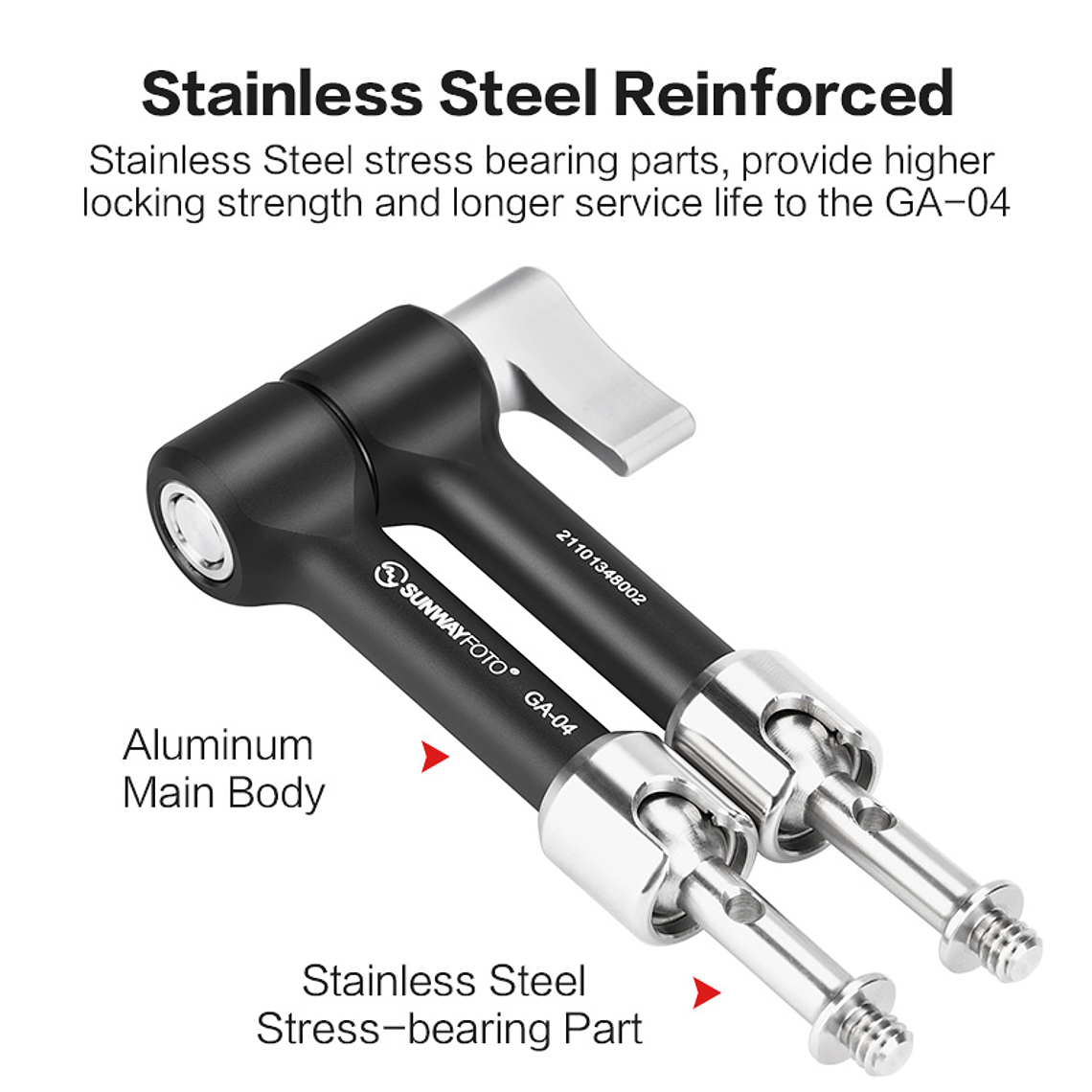 Sunwayfoto Ga-04 Brazo Magico De Alta Resistencia De Bloqueo 6
