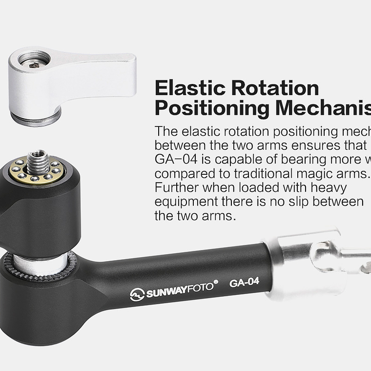Sunwayfoto Ga-04 Brazo Magico De Alta Resistencia De Bloqueo 7