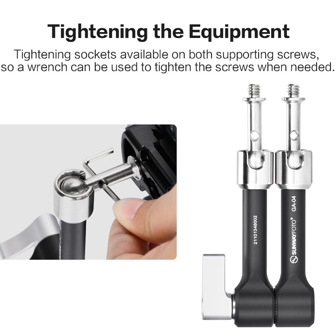 Sunwayfoto Ga-04 Brazo Magico De Alta Resistencia De Bloqueo 10
