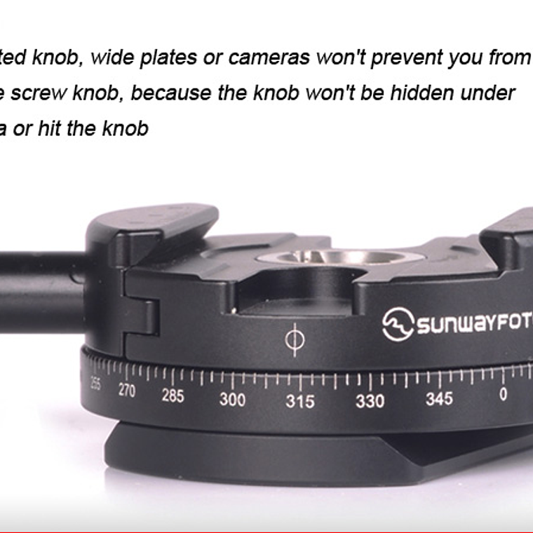 Sunwayfoto Ddh-05 Abrazadera Panoramica 3