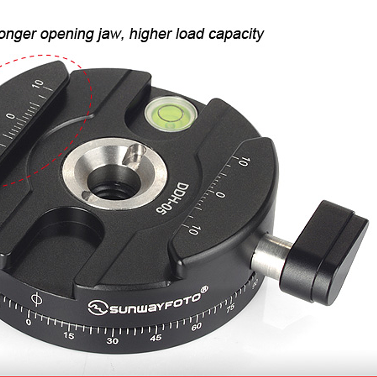 Sunwayfoto Ddh-05 Abrazadera Panoramica 5