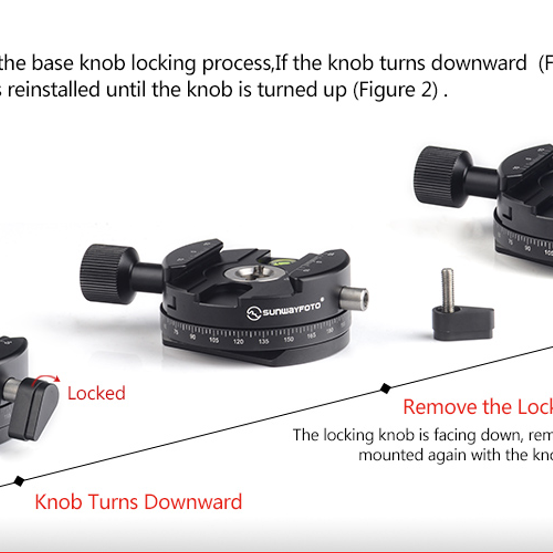 Sunwayfoto Ddh-05 Abrazadera Panoramica 10