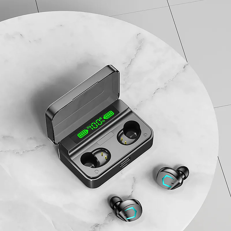 Audifonos Bluetooth Damix M36 Tws Hi-fi + Power Bank Bt 5.2 2