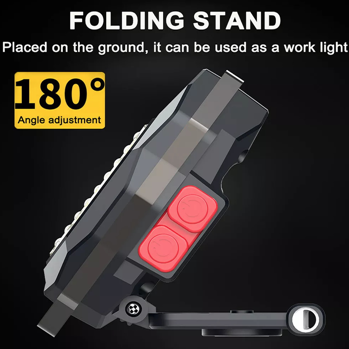 Linterna Led Tactica Camping + Encendedor Silbato 1600 Lumen 7