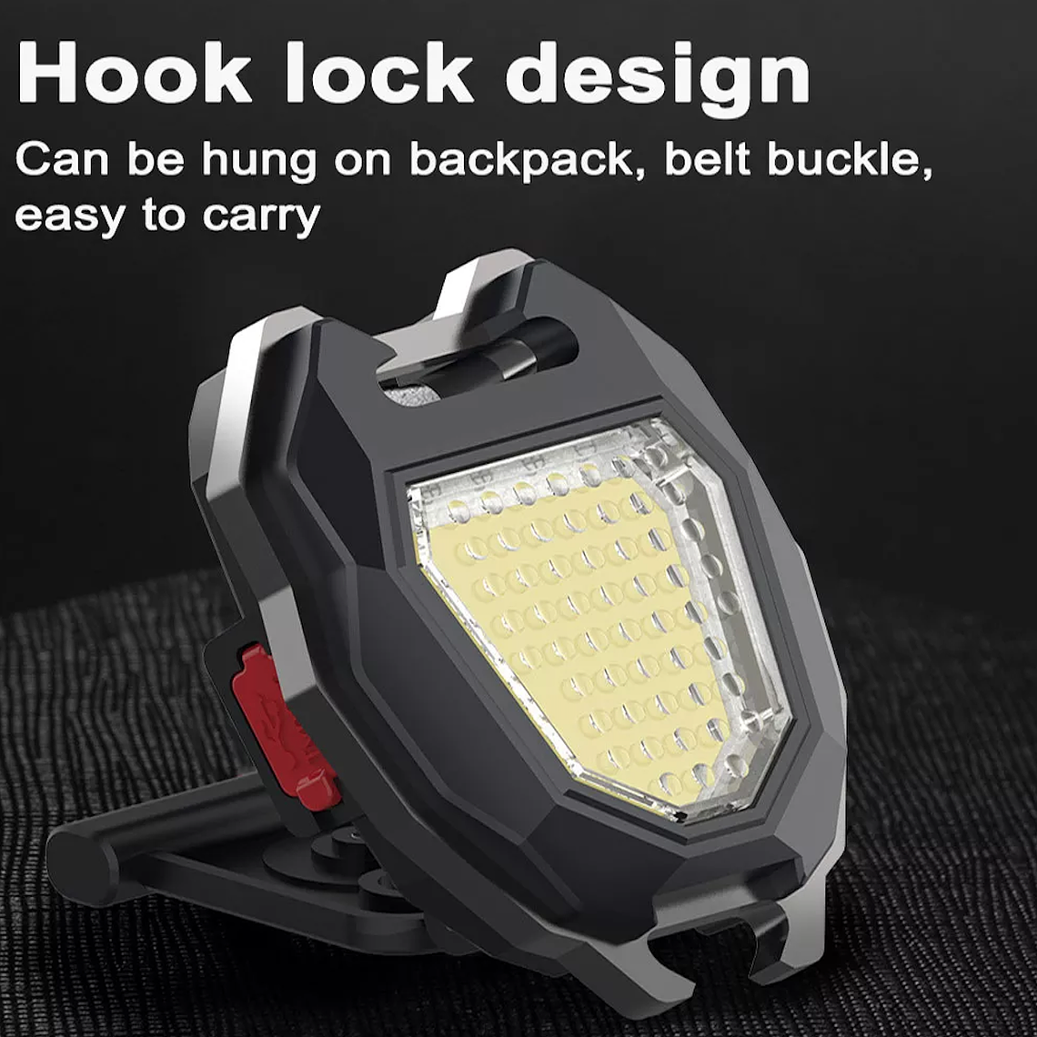 Linterna Led Tactica Camping + Encendedor Silbato 1600 Lumen 8