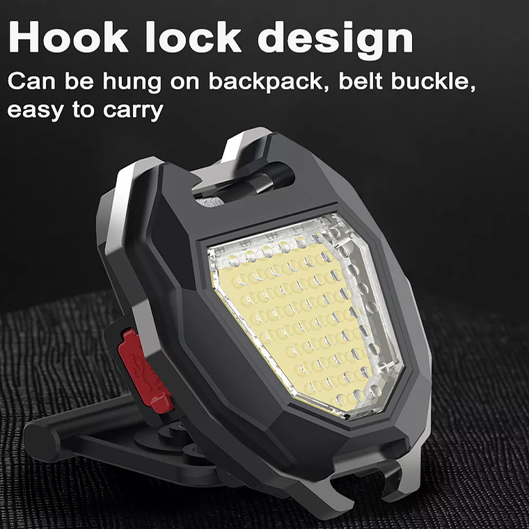 Linterna Led Tactica Camping + Encendedor Silbato 1600 Lumen 8