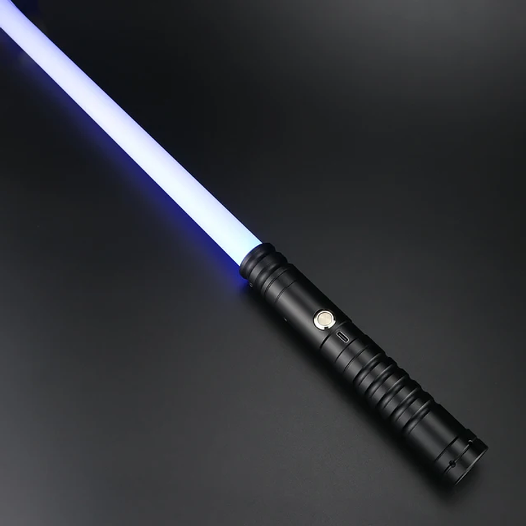 Espada Laser Rgb Starwars Sable Niños Color Y Sonido Metal 4