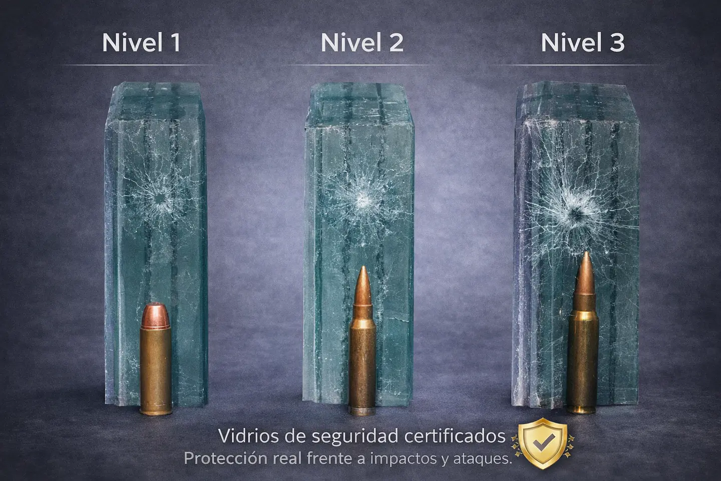 Vidrios de seguridad y balisticos