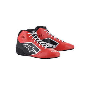 BOTAS KARTING ALPINESTARS 1 K START V2 RED BLACK WHITE TALLA - 4.5 - 6 USA ADULTO
