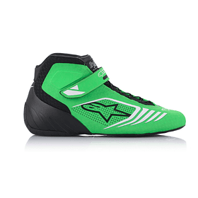BOTAS KARTING ALPINESTARS 1 KX EN COLOR BLACK GREEN FLUO BLACK TALLA 5 - 8  USA ADULTO