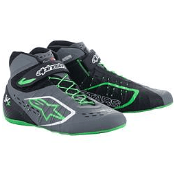 BOTAS ALPINESTARS TECH-1 KX V2 SHOES BLACK DARK GRAY GREEN FLUO TALLA 7.5