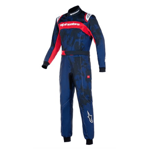 OVEROL CIK FIA KMX-9 V3 GRAPHIC 5 SUIT NAVY RED TALLA 50