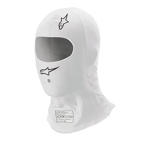 BALACLAVA RACING ALPINESTARS ZX EVO 2 - SFI/FIA AUTO RACING TALLA UNIVERSAL - WHITE GRAY