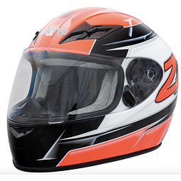 CASCO ZAMP RACING MOTO ECE 22.05/DOT MODELO FS-9 TALLA L NARANJA NEGRO EN OFERTA