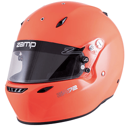 CASCO ZAMP PARA ADULTO HECHO EN ITALIA MODELO 72 SNELL SA 2020 HECHO EN ITALIA TALLA M NARANJA EN OFERTA
