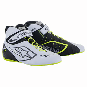 BOTAS KARTING ALPINESTARS TECH-1 KX V2 SHOES BLACK WH YELLOW FLUO TALLA 8.5 USA ADULTO