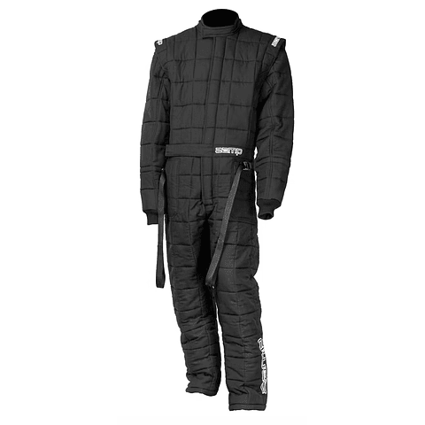 TRAJE ZAMP/AUTO RACING 11 PARA JOVEN CERTIFICADO SF1 3,2A/1 CON UN TPP DE 9.66 ( UNA CAPA ) TALLA L COLOR NEGRO